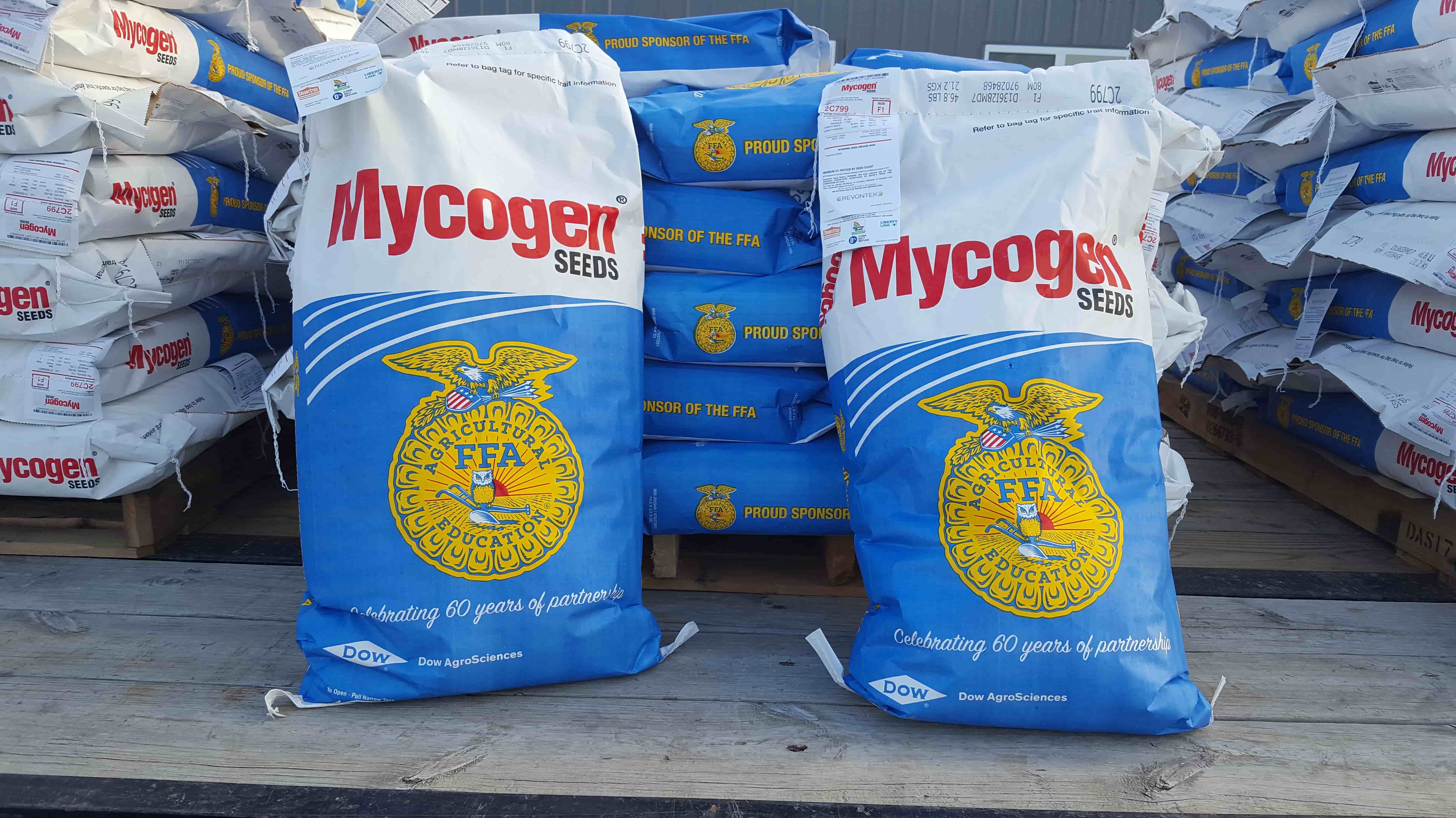 Turn Your Seed Bags Blue & Gold to Support FFA