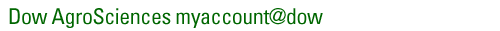 Dow�AgroSciences myaccount@dow
